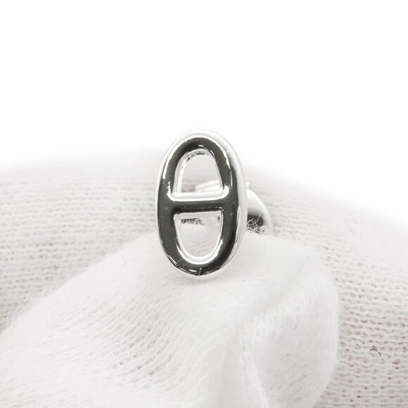 HERMES Chaine d'Ancre Farandole Earrings Size TPM SV925 - Picture 4 of 8